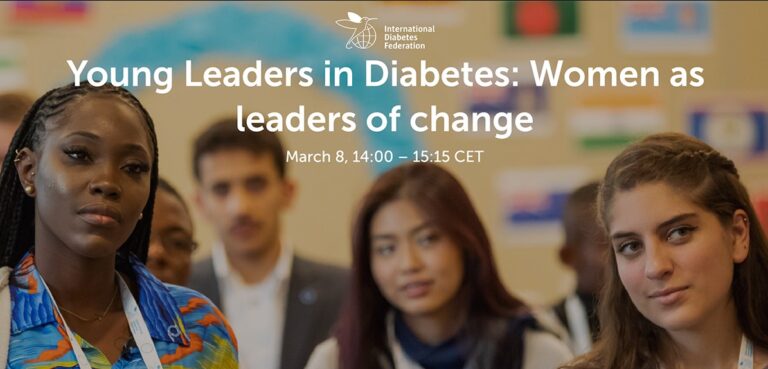 IDF webinar: Young Leaders in Diabetes: Women as leaders of change